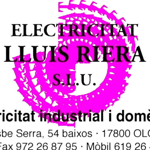 Logo Electricitat Lluis Riera